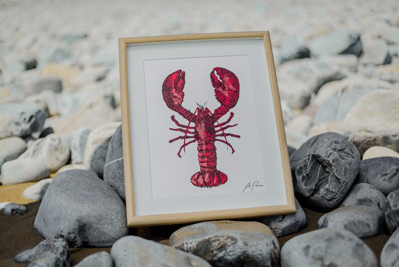 Anna Palamar Designs Lobster A3 Print