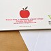 Little Red Apple New baby Card