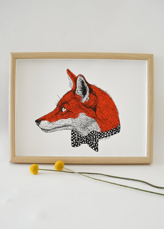 Anna Palamar Designs 'Mr Fox' A3 Print