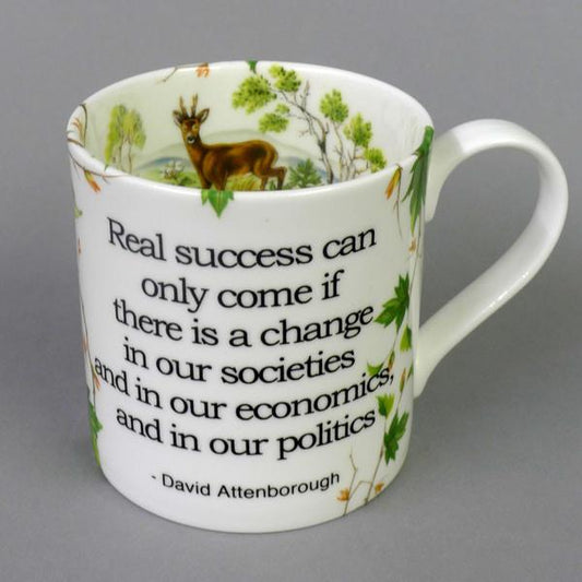 Stokes croft David Attenborough Mug.  Really success can only come if there is change inner societies. Environmental Mug.
