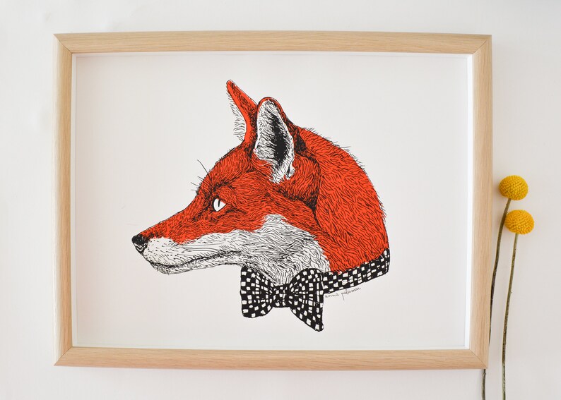 Anna Palamar Designs 'Mr Fox' A3 Print