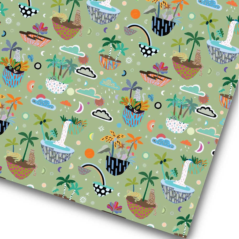 Wrapping Paper - Magical Islands