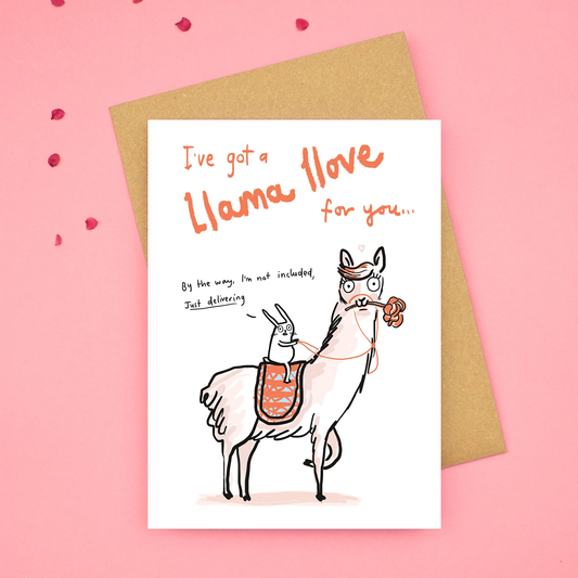 Sarah Ray I've got a Llama Love for you card.