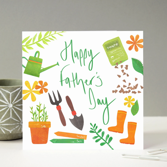 Happy Fathers Day Gardening Card