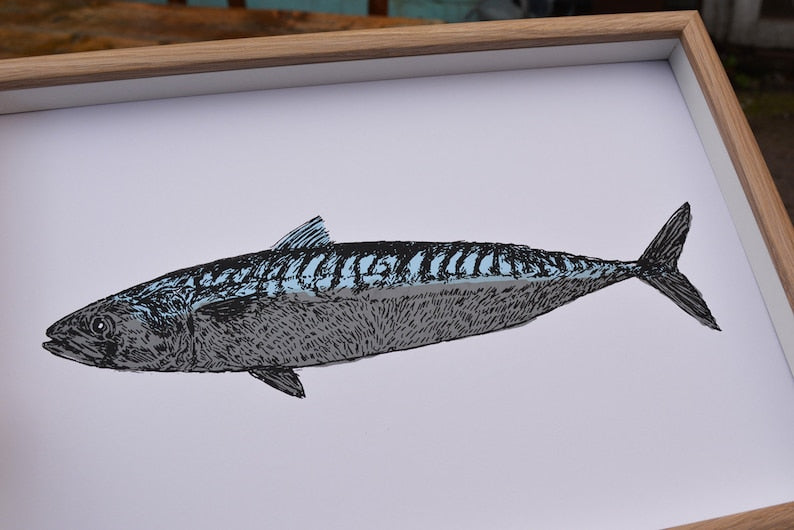 Anna Palamar Designs Fish A4 Print