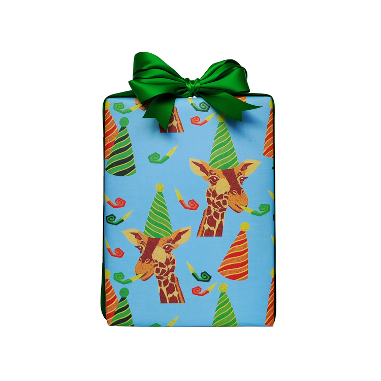 Party Giraffe Wrapping Paper
