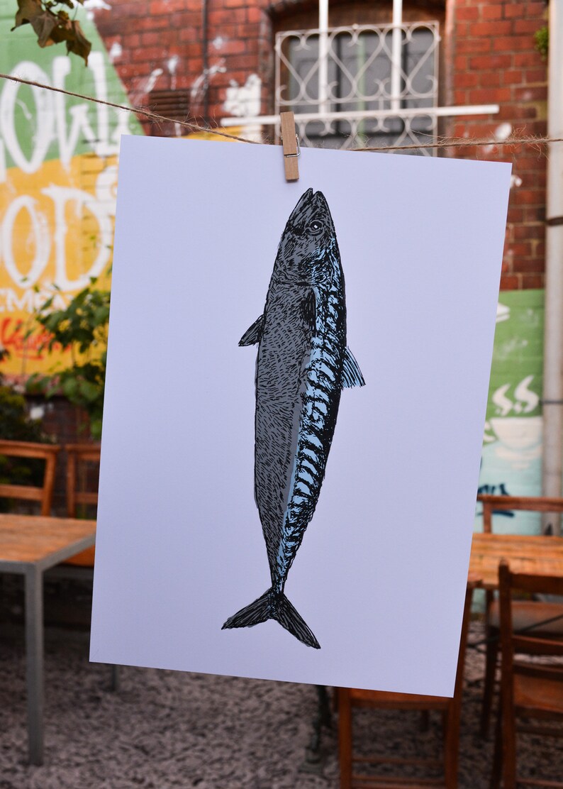 Anna Palamar Designs Fish A4 Print
