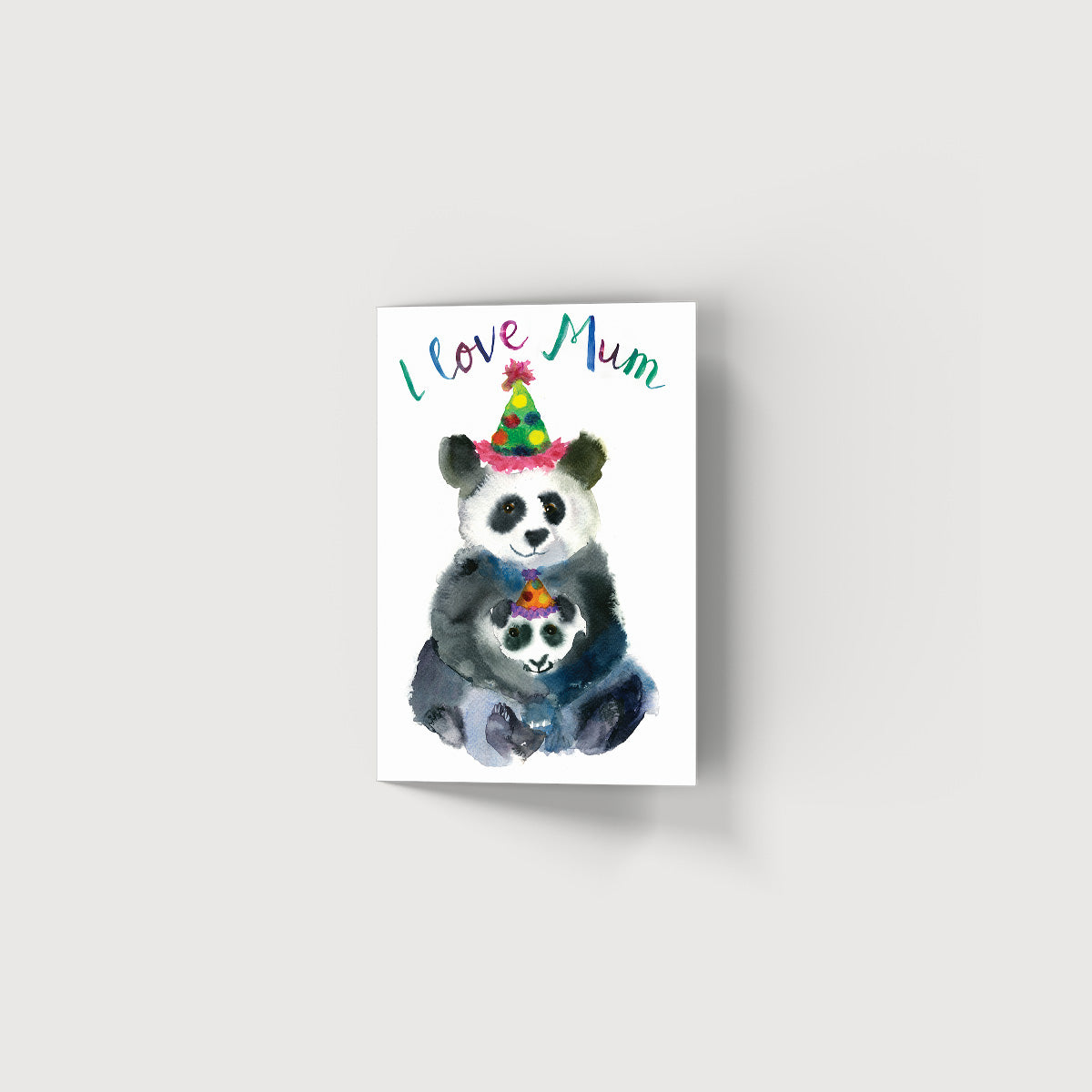 Rosie Webb I Love Mum Panda Card