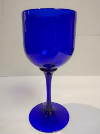 Bristol Blue White Wine Glass